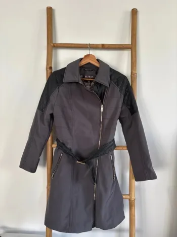 Manteau imperméable gris Laura Jo taille M