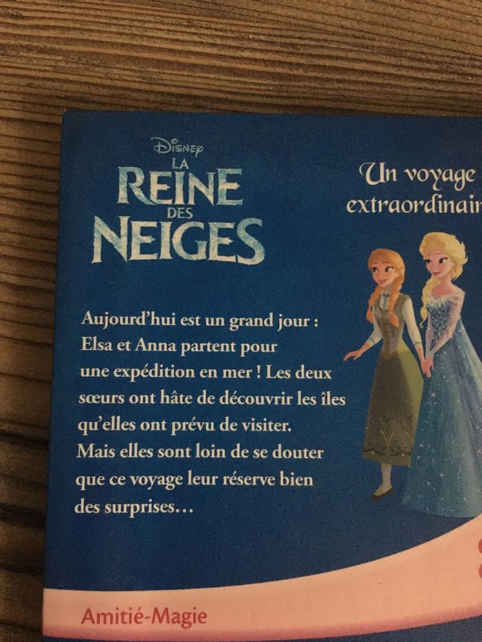 Livre la bibliothèque rose la Reine des Neiges Un voyage extraordinaire - photo numéro 2