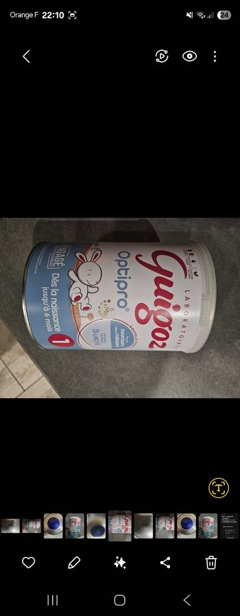 Lait guigoz optipro