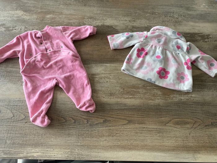 Lot bébé fille 3 mois pyjama veste blouson - photo numéro 5