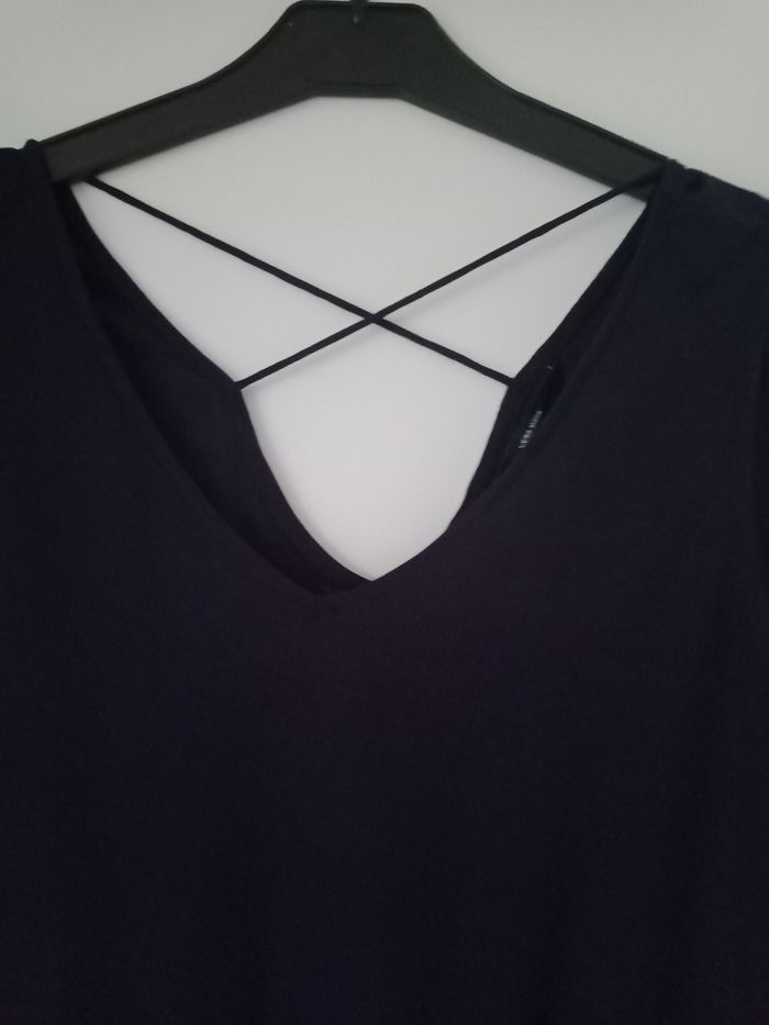 Robe longue marine Véro Moda - photo numéro 4