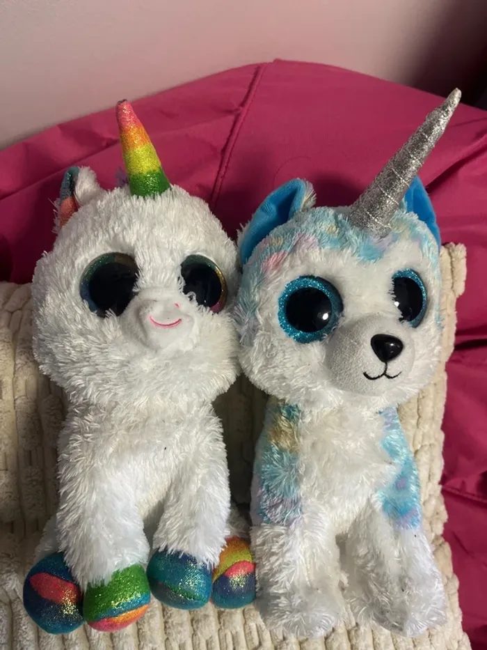 Lot de 2 peluches TY Helena