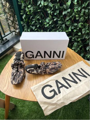 Ballerines / slippers GANNI imprimé léopard 🐆✨