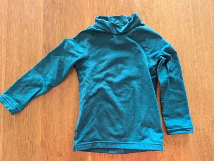 Sous pull, sous vêtement thermique Decathlon, 4 ans vert : ski, raquette, luge