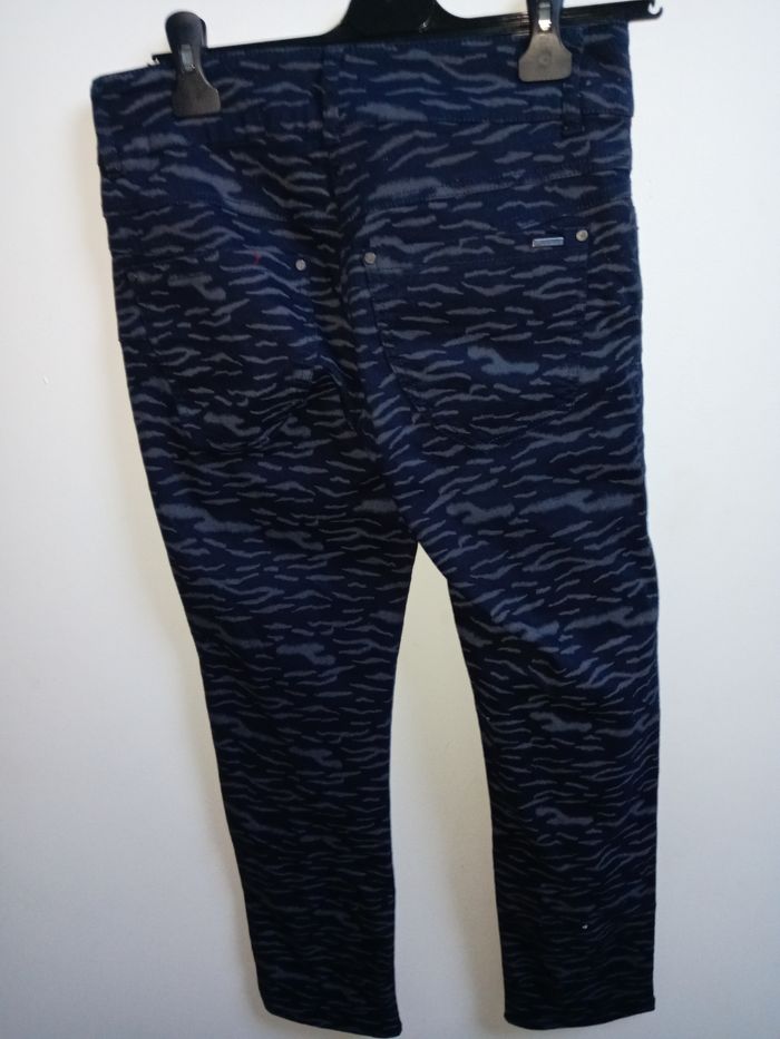 Pantalon noir et bleu - photo numéro 2