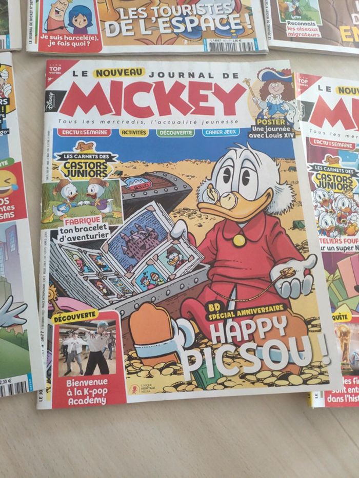 Lot de 9 nouveau journal de Mickey du 3670 au 3678 - photo numéro 8