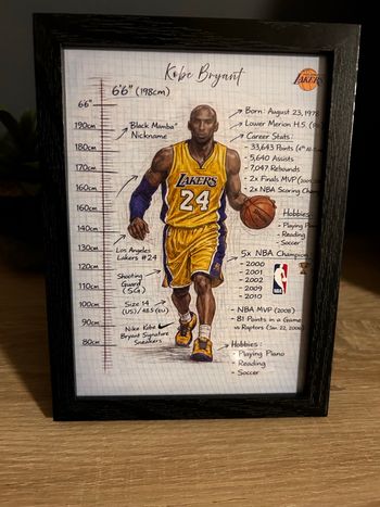 Cadre décoratif – Kobe Bryant
