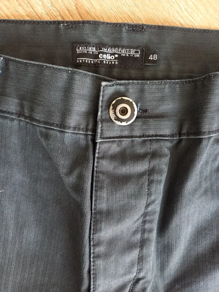 Pantalon noir homme Celio T.48 - photo numéro 3
