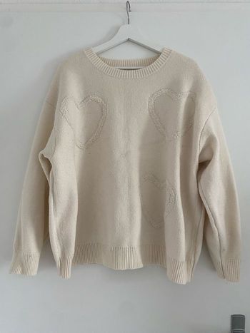 Pull à motifs coeur