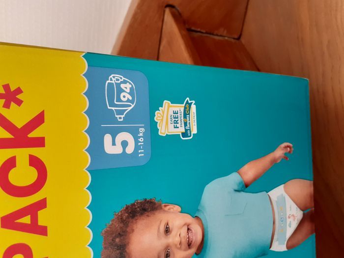 Maxi  pack 188 couches  Pampers  Baby Dry Taille 5 - photo numéro 3
