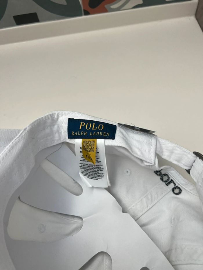 Casquette Ralph Lauren Blanche - photo numéro 5