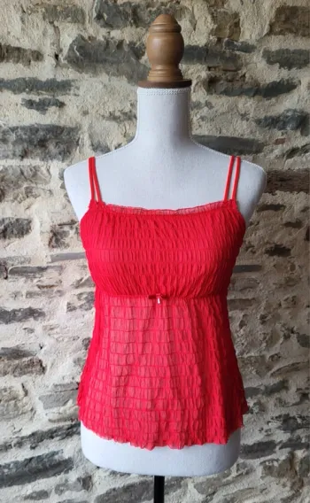 Caraco rouge Taille 36