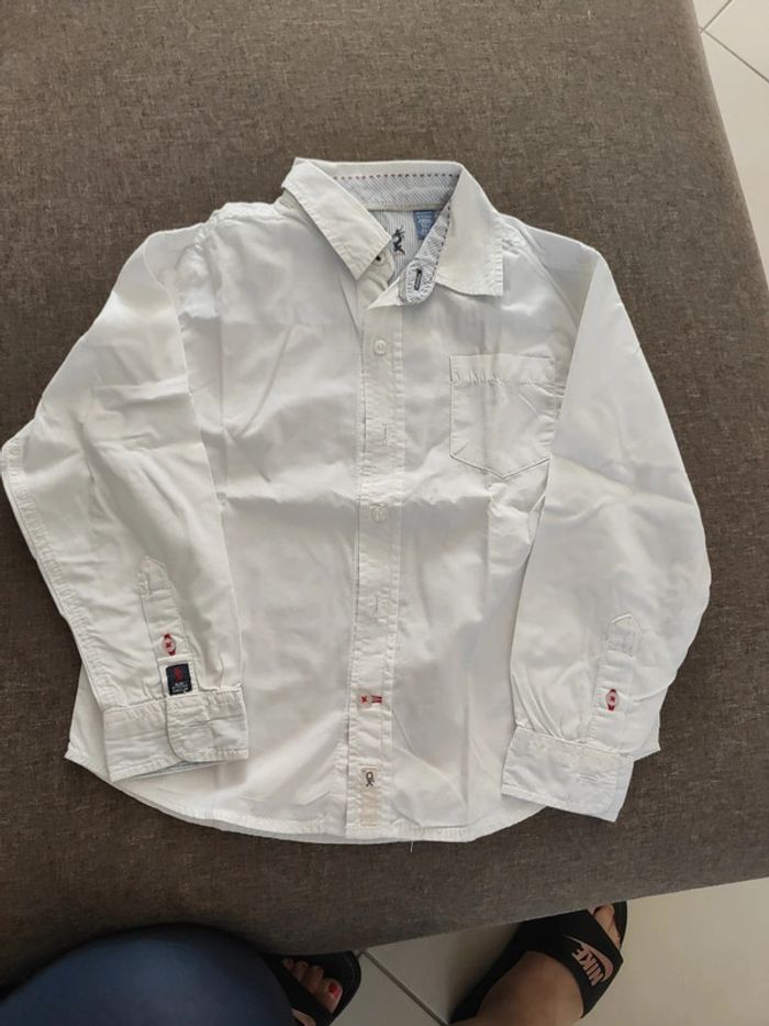 Chemise blanche Okaïdi 6 ans - photo numéro 3