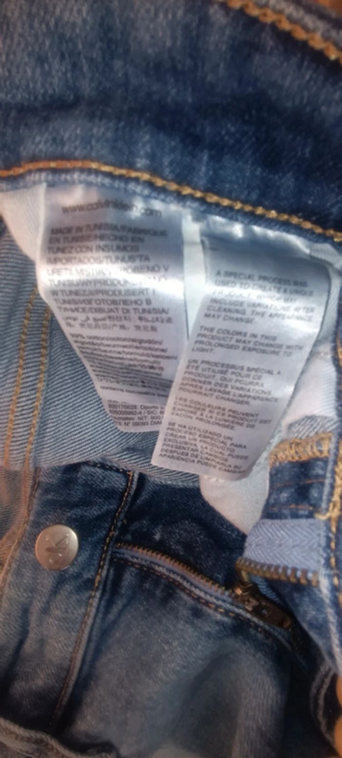 Pantalon jean bleu Calvin Klein - photo numéro 11