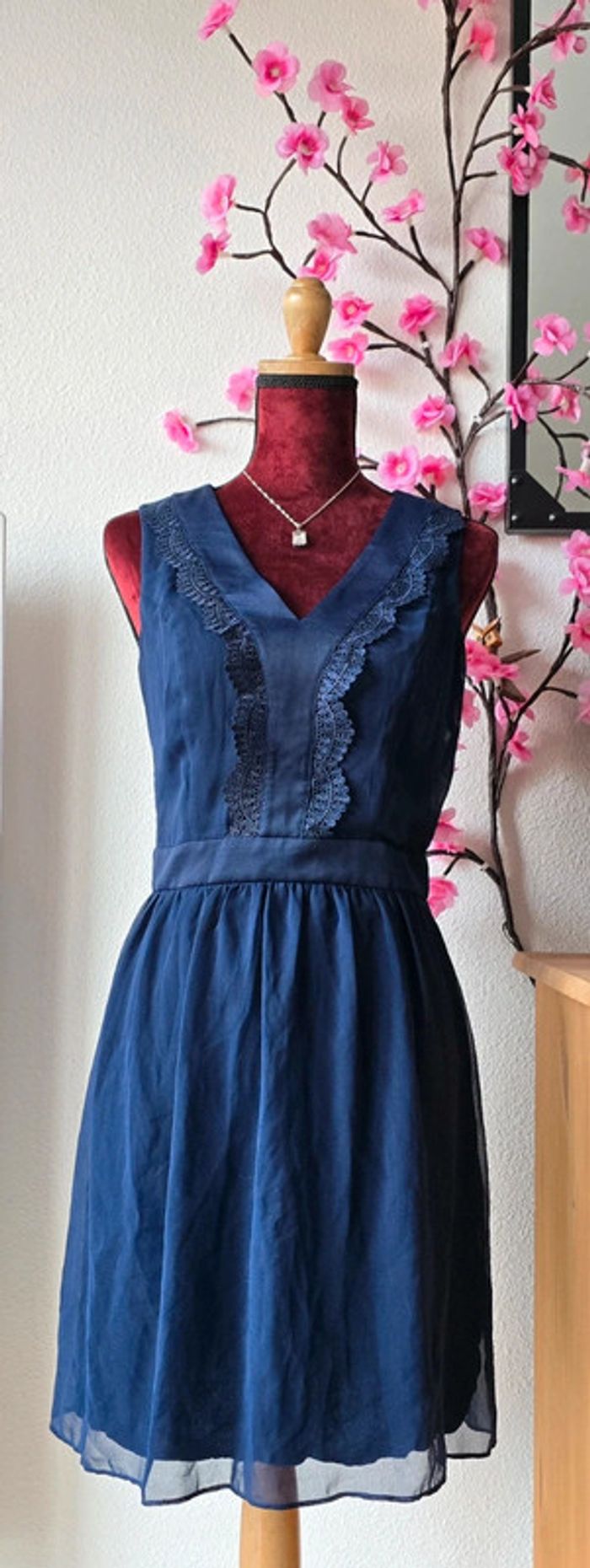 Robe bleue 38 Naf Naf Neuve