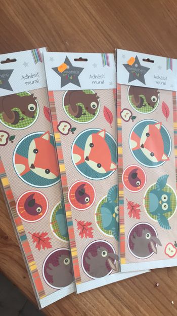 Stickers autocollant frise animaux