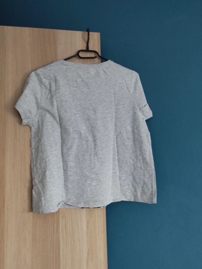 Tee-shirt gris mickey noir - Disney Mickey Mouse - Taille L 40 - photo numéro 4