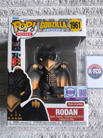 Funko Pop Rodan Godzilla édition limitée élite