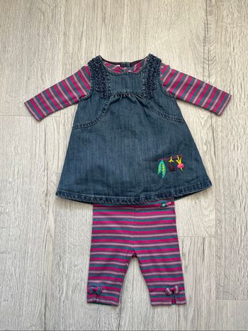 Ensemble 3 pièces fille La Compagnie des Petits – 3 mois
