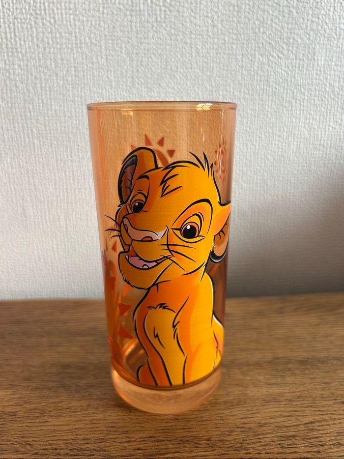 Verre portrait roi lion Disney