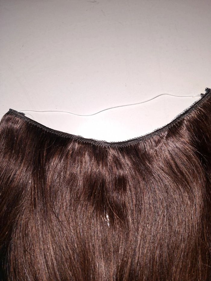 Extension de Cheveux a fil brun 30cm - photo numéro 4