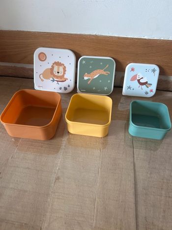 Ensemble 3 boîtes à déjeuner – Neuf