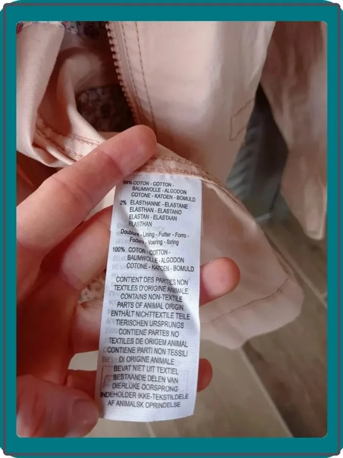 Veste femme Azzura rose poudré neuve Aigle taille 38 - photo numéro 8