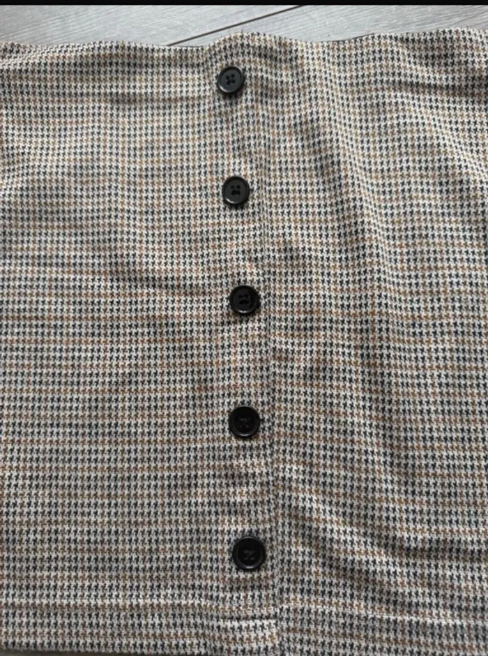 Jupe courte à chevrons Jennyfer taille M - photo numéro 2