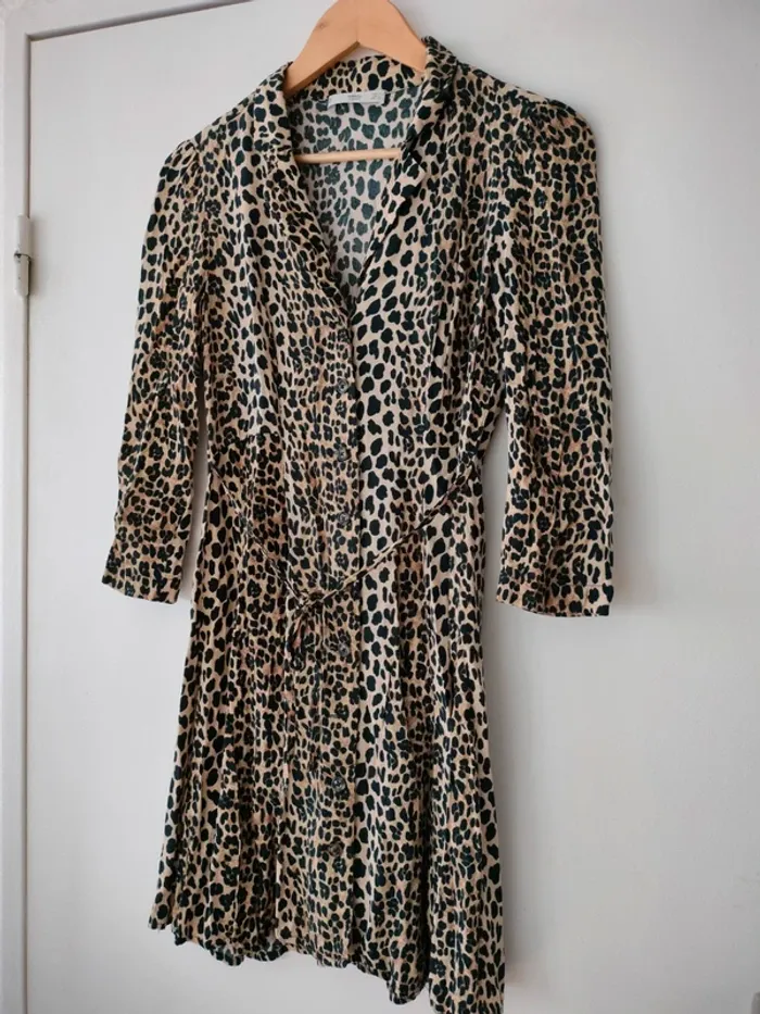 Robe léopard Mango S - photo numéro 6