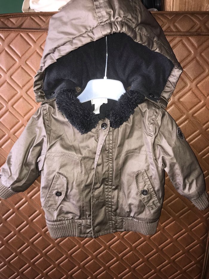 Blouson chaud avec capuche amovible Obaibi 3 mois