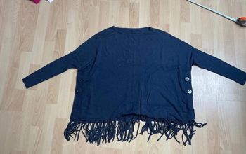 Pull léger avec franges 42