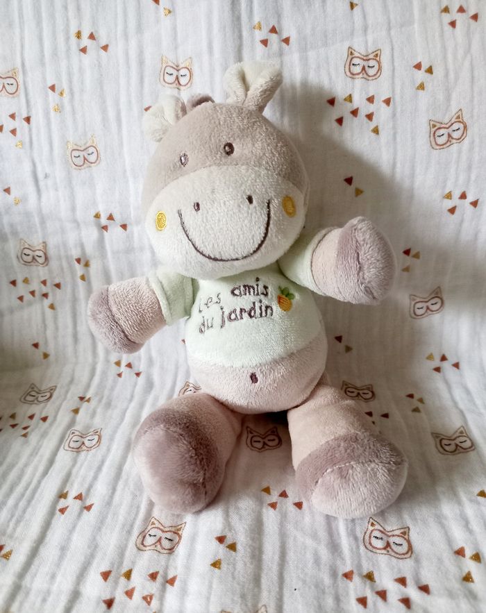 Doudou peluche âne bébé rêve