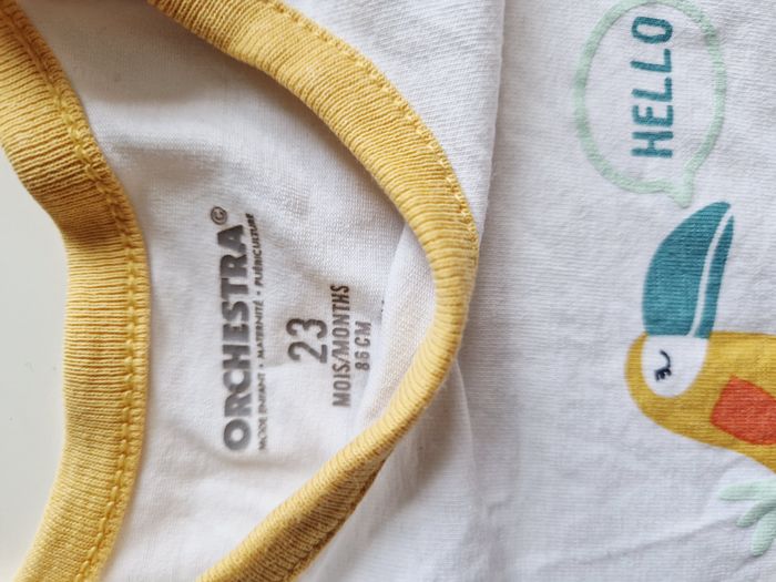 lot de 3 bodies manches courtes 24 mois - photo numéro 10