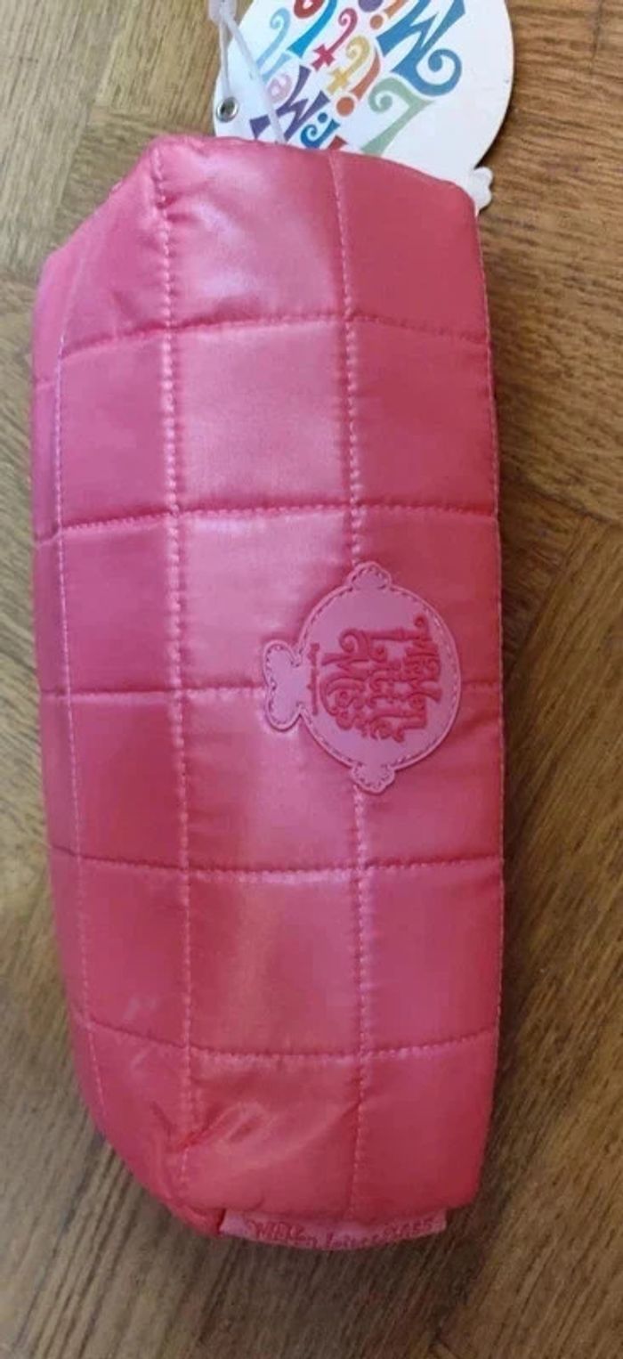 Neuve et étiquetée Grosse trousse carrée rose Mr Men Little Miss - photo numéro 2