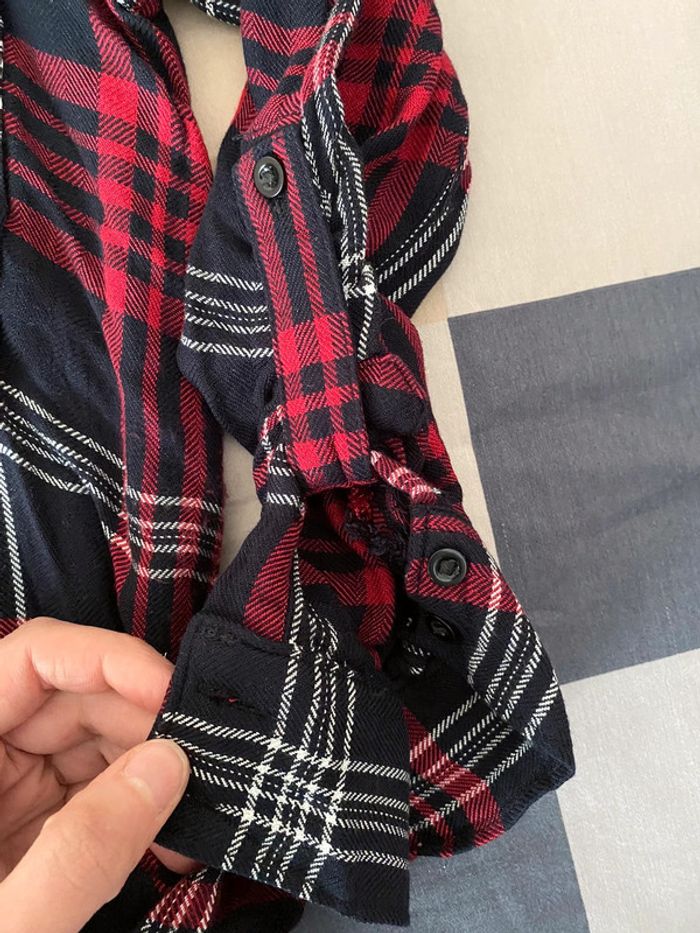 Superbe belle chemise à carreaux Zara taille M - photo numéro 11