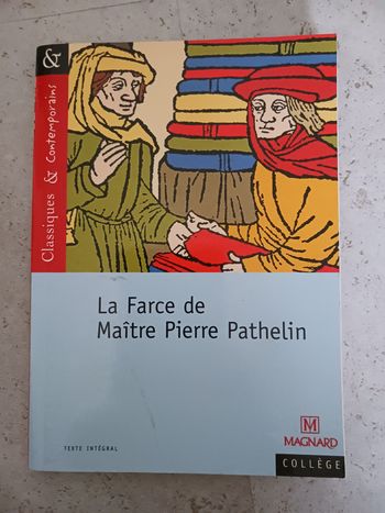 livre La farce de Maître Pierre Pathelin