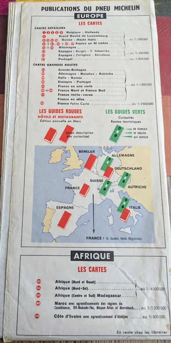 Carte Michelin bordeaux Biarritz - photo numéro 2