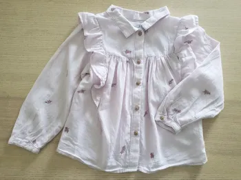 Chemisier léger à motifs Zara