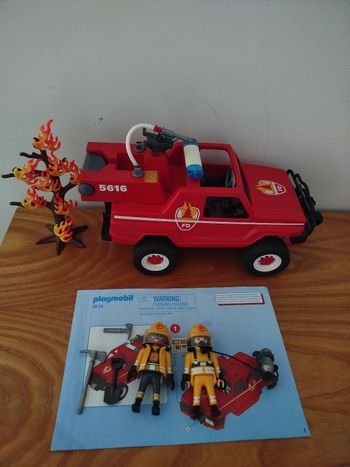 🔥 Camion de pompier Playmobil américain 5616 🔥