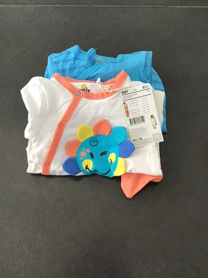Lot pyjamas légers neuf 6 mois garçons Orchestra