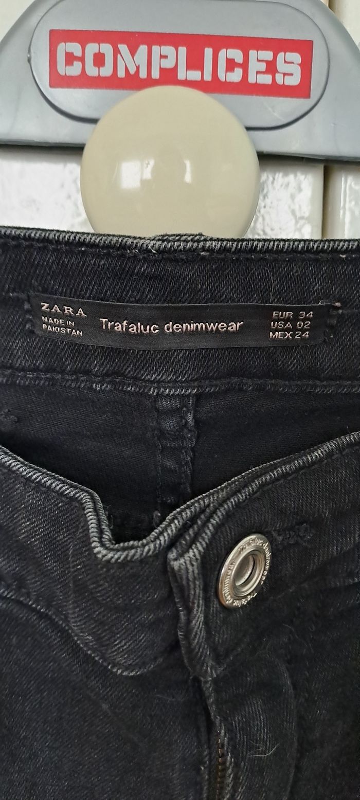 👖 Jean noir Zara Trafaluc Denimwear - photo numéro 3