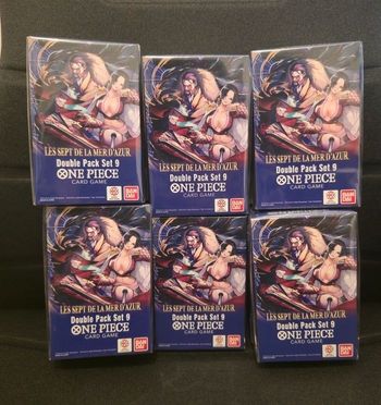 Lot de 6 Bi-Pack One Piece OP-14 Les Sept de la Mer d'Azur