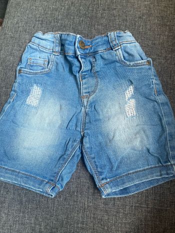 Short en jeans