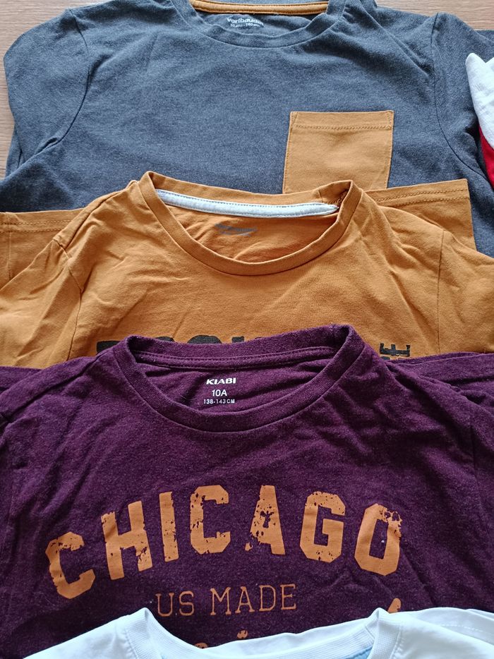 Lot tee shirts manches longues garçon 10 ans - photo numéro 4