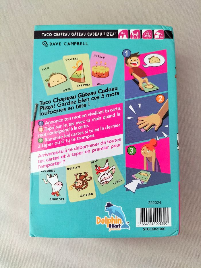 🩵 Jeu de société taco chapeau gâteau cadeau pizza - Blue Orange - Complet et excellent état 🩵 - photo numéro 4