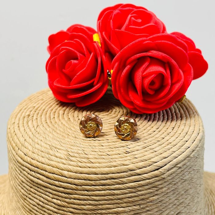 🔥 Rare boutons de manchettes vintage. Rond motifs fleuri. - photo numéro 12