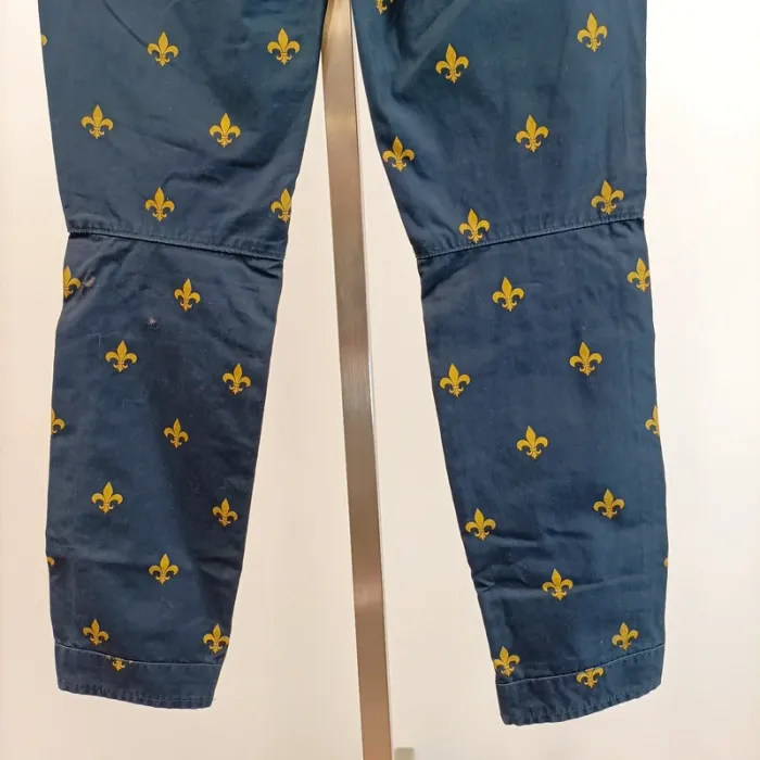 Pantalon Jean Fleur de lys dorées - coupe MID Boyfriend Gstar - taille 24L32 - 100% coton A386 - photo numéro 11