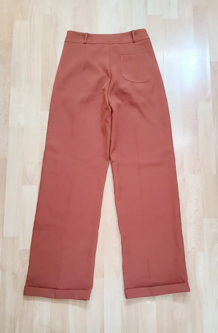 Magnifique pantalon marron taille 38 neuf - photo numéro 3
