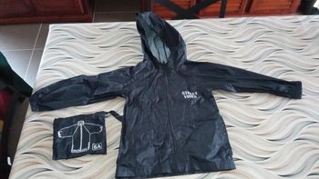 Imperméable coupe-vent bleu marine 6 ans Street Vibes