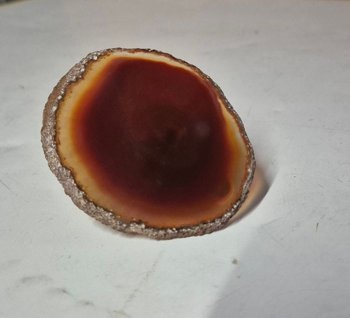 Porte-stylo vintage sur socle en agate polie accessoire bureau - photo numéro 5